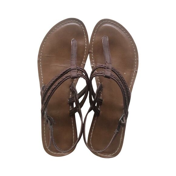 X-Appeal Brown Sandals - Picture 1 of 5